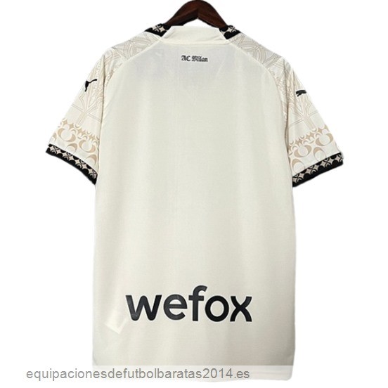 Nuevo Tailandia 4ª  Camiseta AC Milan 23/24 Amarillo Baratas